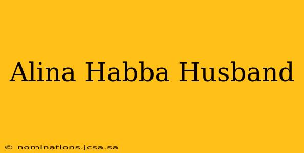 Alina Habba Husband