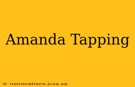 Amanda Tapping