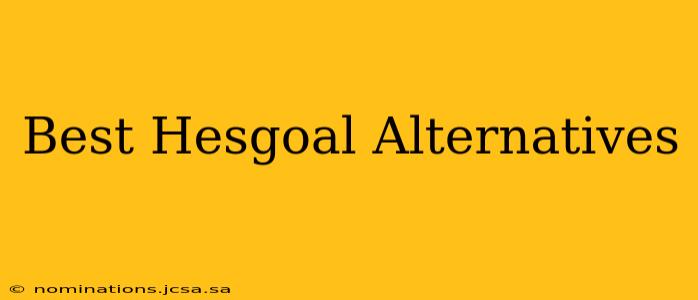 Best Hesgoal Alternatives