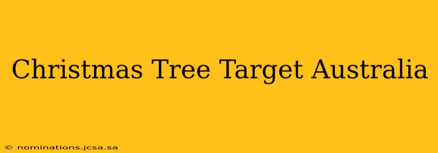 Christmas Tree Target Australia
