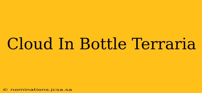 Cloud In Bottle Terraria