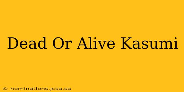 Dead Or Alive Kasumi