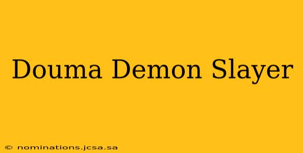 Douma Demon Slayer