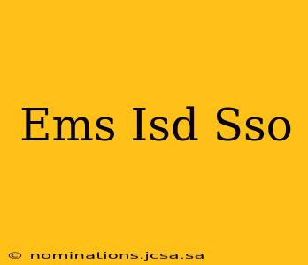 Ems Isd Sso