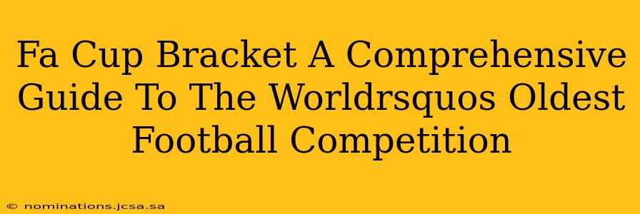 Fa Cup Bracket A Comprehensive Guide To The Worldrsquos Oldest Football Competition