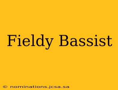 Fieldy Bassist