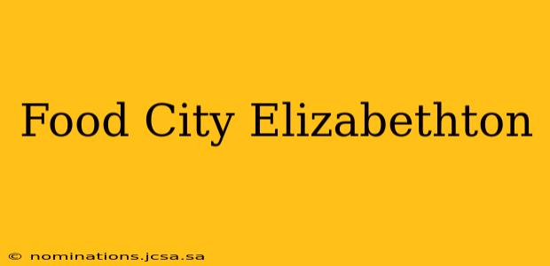 Food City Elizabethton