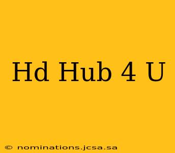 Hd Hub 4 U
