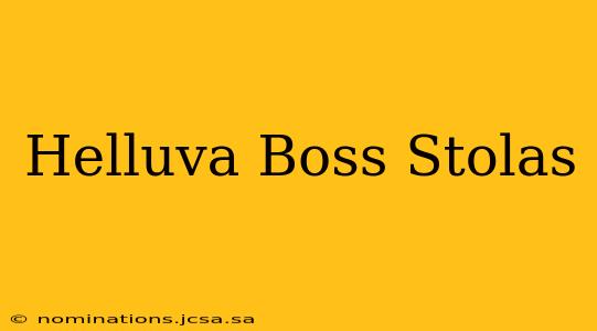 Helluva Boss Stolas