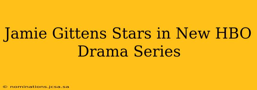 Jamie Gittens Stars in New HBO Drama Series