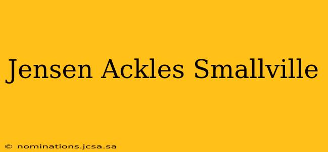 Jensen Ackles Smallville