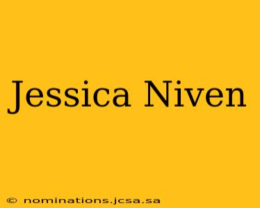 Jessica Niven