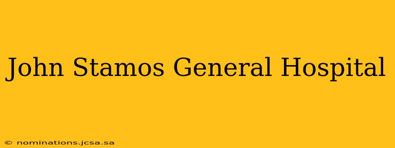 John Stamos General Hospital