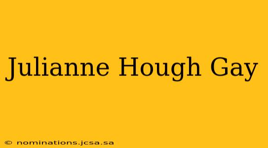 Julianne Hough Gay