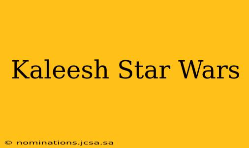 Kaleesh Star Wars