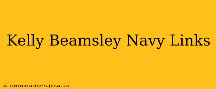 Kelly Beamsley Navy Links