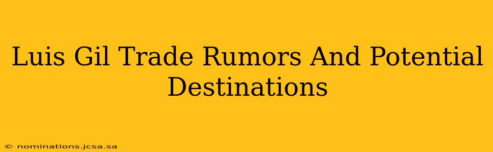 Luis Gil Trade Rumors And Potential Destinations