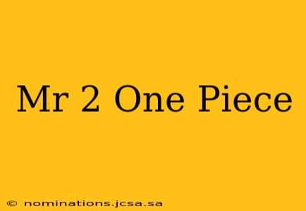 Mr 2 One Piece