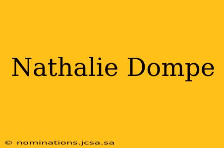 Nathalie Dompe