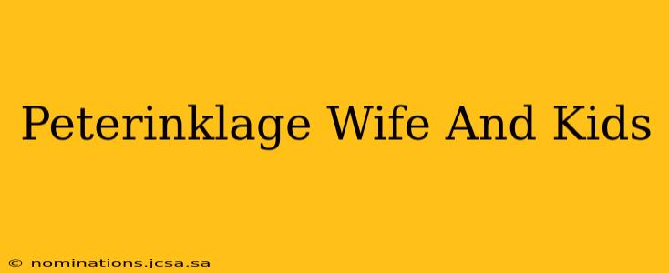 Peterinklage Wife And Kids