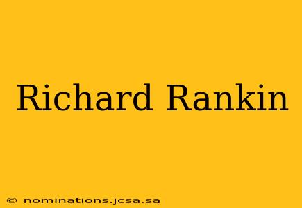 Richard Rankin
