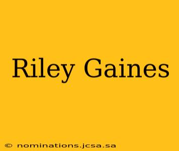Riley Gaines