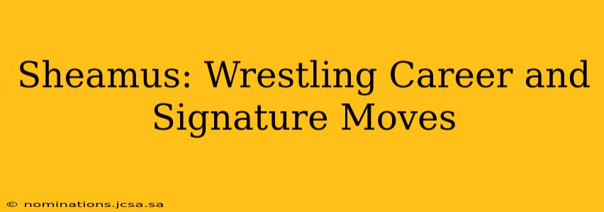 Sheamus: Wrestling Career and Signature Moves