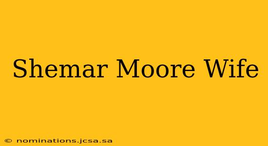Shemar Moore Wife