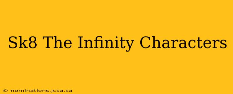 Sk8 The Infinity Characters