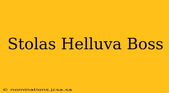 Stolas Helluva Boss
