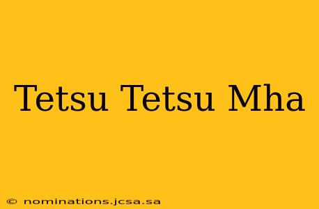 Tetsu Tetsu Mha