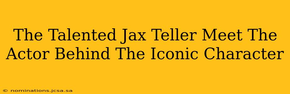 The Talented Jax Teller Meet The Actor Behind The Iconic Character