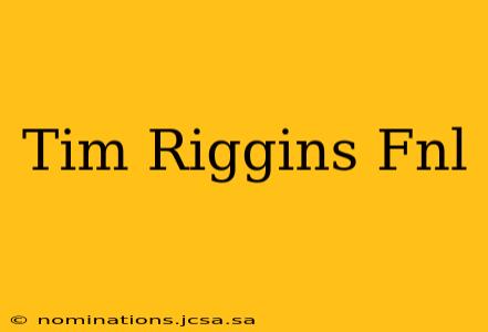 Tim Riggins Fnl