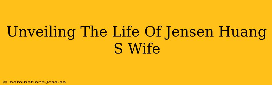 Unveiling The Life Of Jensen Huang S Wife