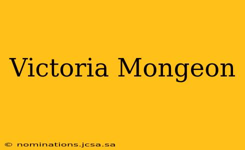 Victoria Mongeon