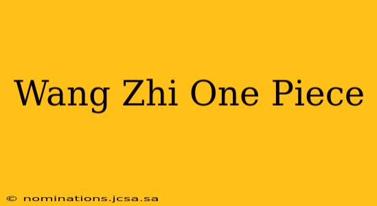 Wang Zhi One Piece