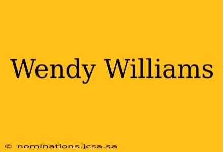 Wendy Williams