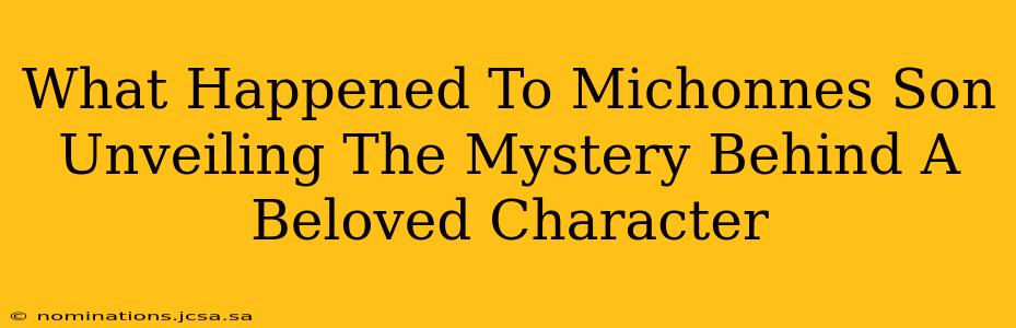What Happened To Michonnes Son Unveiling The Mystery Behind A Beloved Character