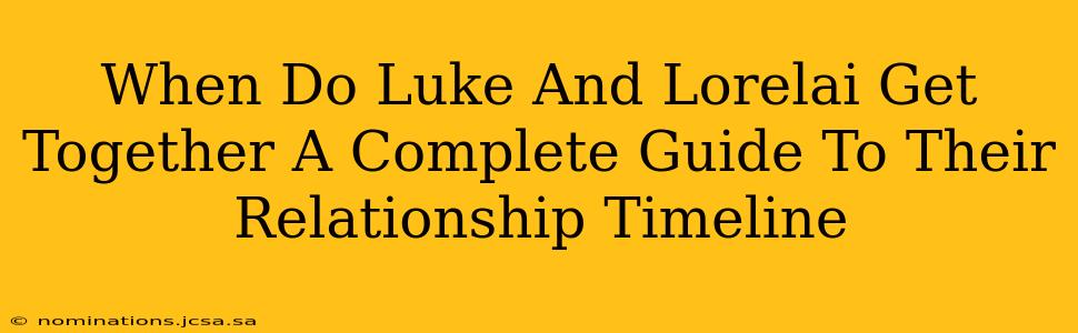 When Do Luke And Lorelai Get Together A Complete Guide To Their Relationship Timeline