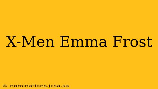 X-Men Emma Frost